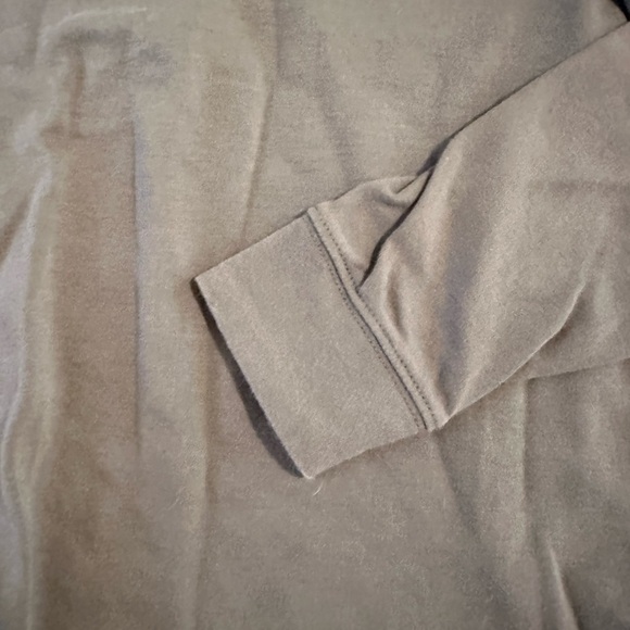 LL Bean mock neck long sleeve hunter green size S - Picture 3 of 3